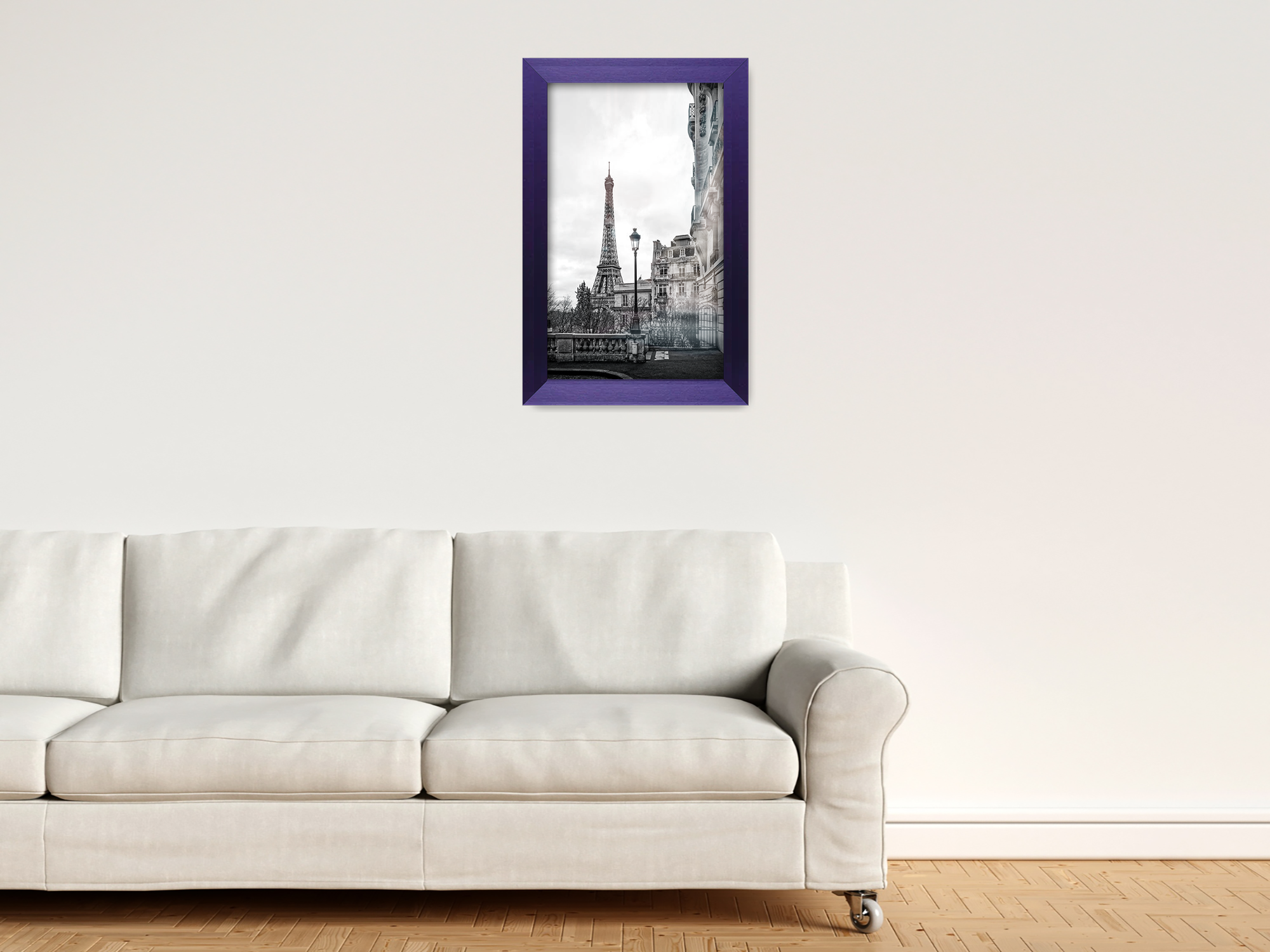 12 x 8 Inch / ( 30.48 x 20.32 CM )  |  Display Frame - MDF
 -  [ Purple ]