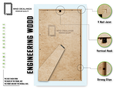 12 x 8 Inch / ( 30.48 x 20.32 CM ) Frames - MDF