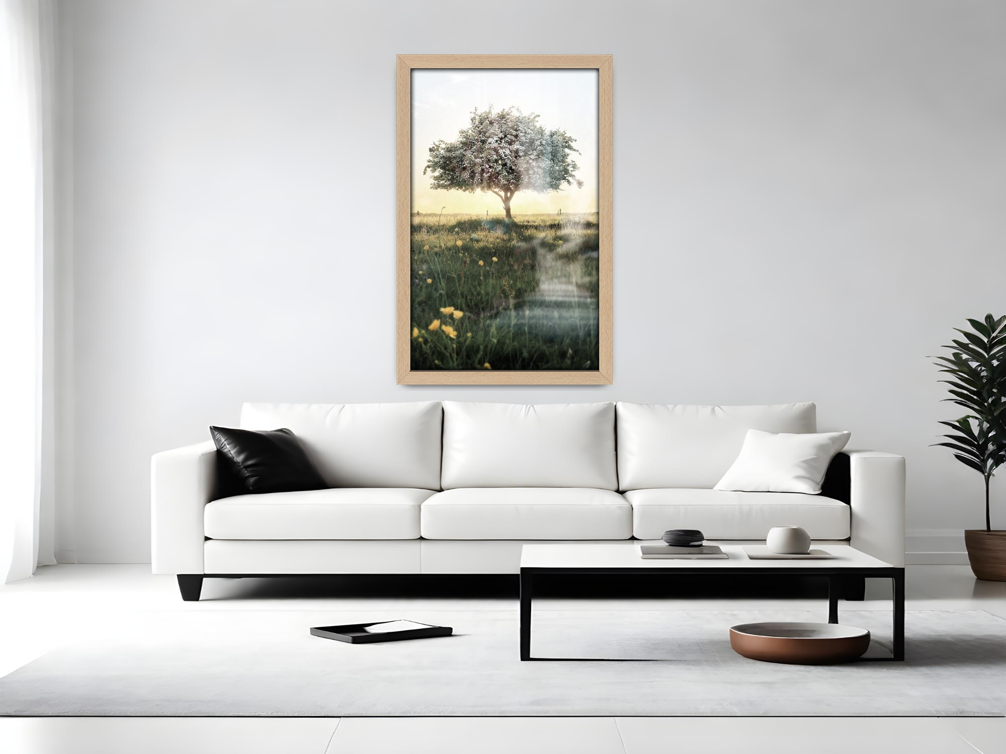 14 x 10 Inch / ( 35.56 x 25.40 CM )  |  Art Frames - MDF
 -  [ Beech ]