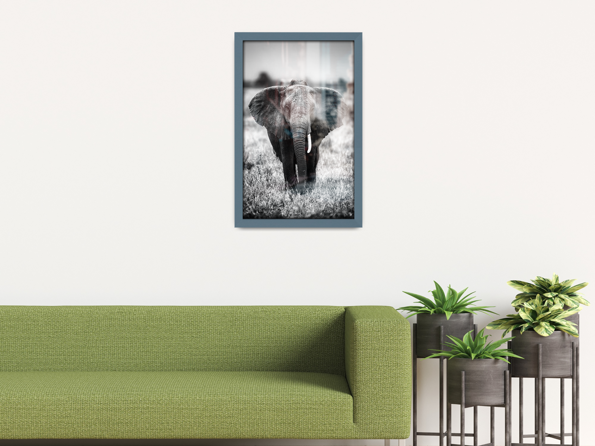 14 x 10 Inch / ( 35.56 x 25.40 CM )  |  Picture Frames - MDF
 -  [ Dark Grey ]