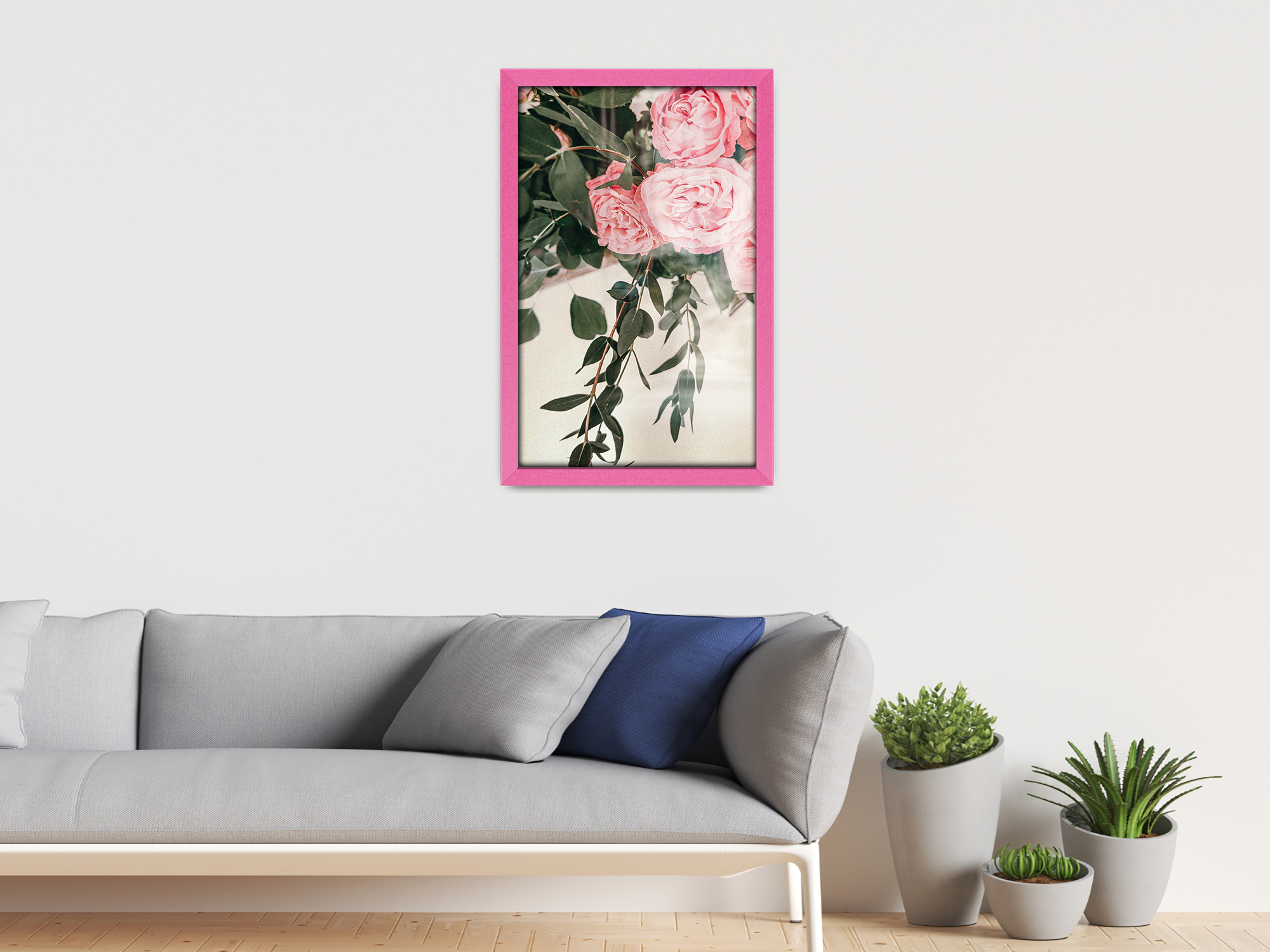 14 x 10 Inch / ( 35.56 x 25.40 CM )  |  Frames - MDF
 -  [ Pink ]