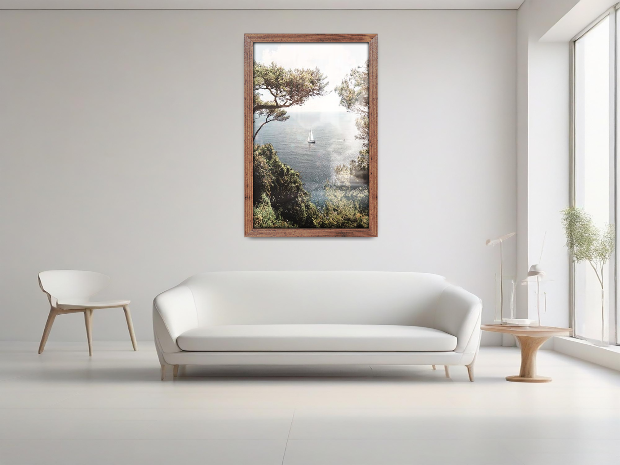 14 x 10 Inch / ( 35.56 x 25.40 CM )  |  Display Frame - MDF
 -  [ Rustic ]