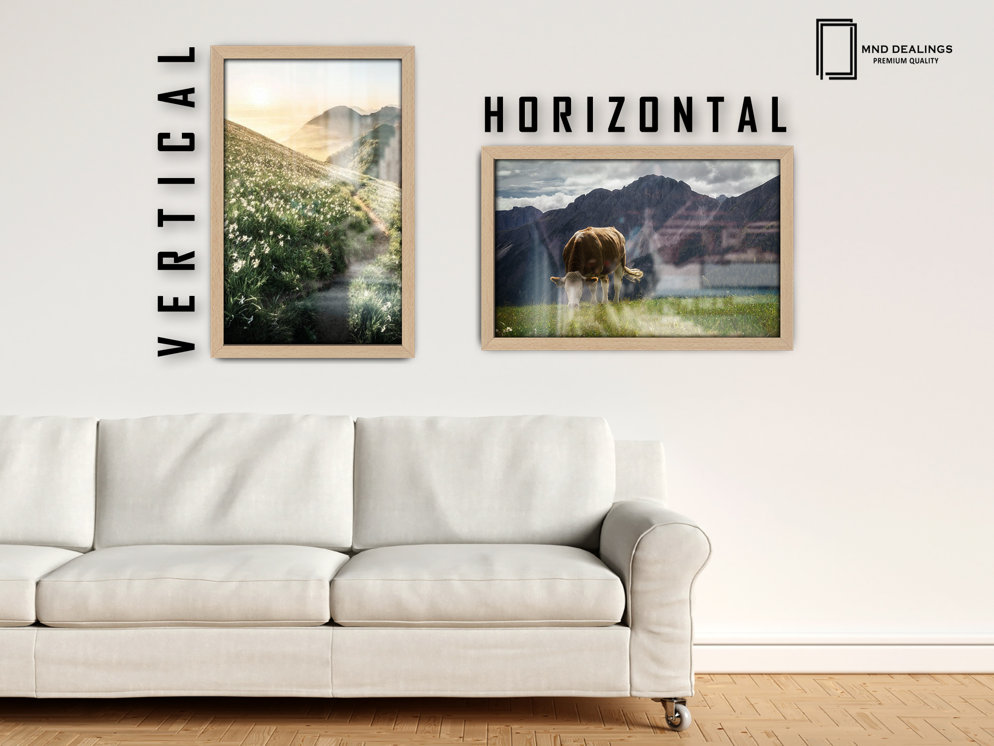 14 x 11 Inch / ( 35.56 x 27.94 CM )  |  Poster Frames - MDF
 -  [ Beech ]