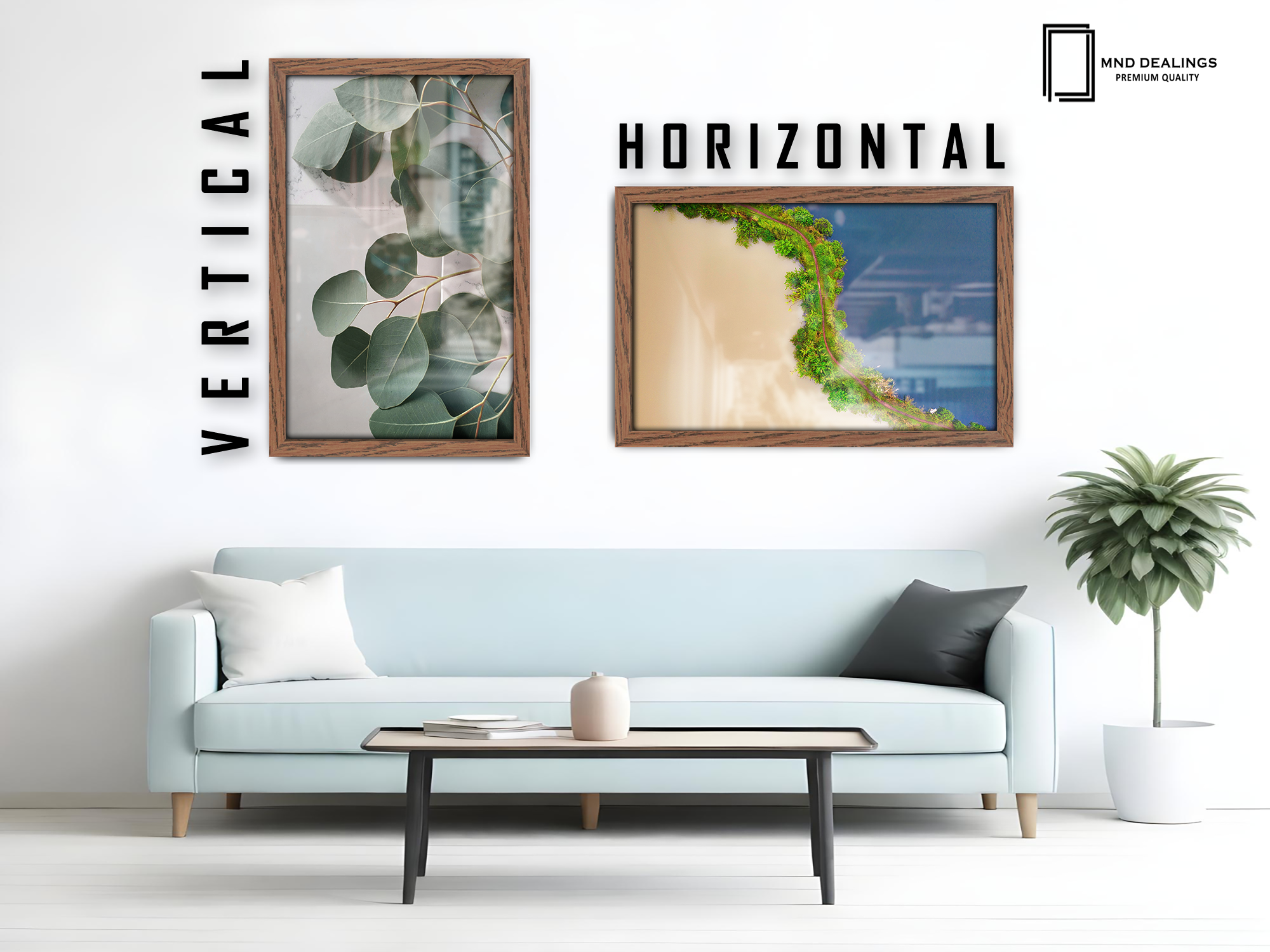 14 x 11 Inch / ( 35.56 x 27.94 CM )  |  Poster Frames - MDF
 -  [ Dark Oak ]