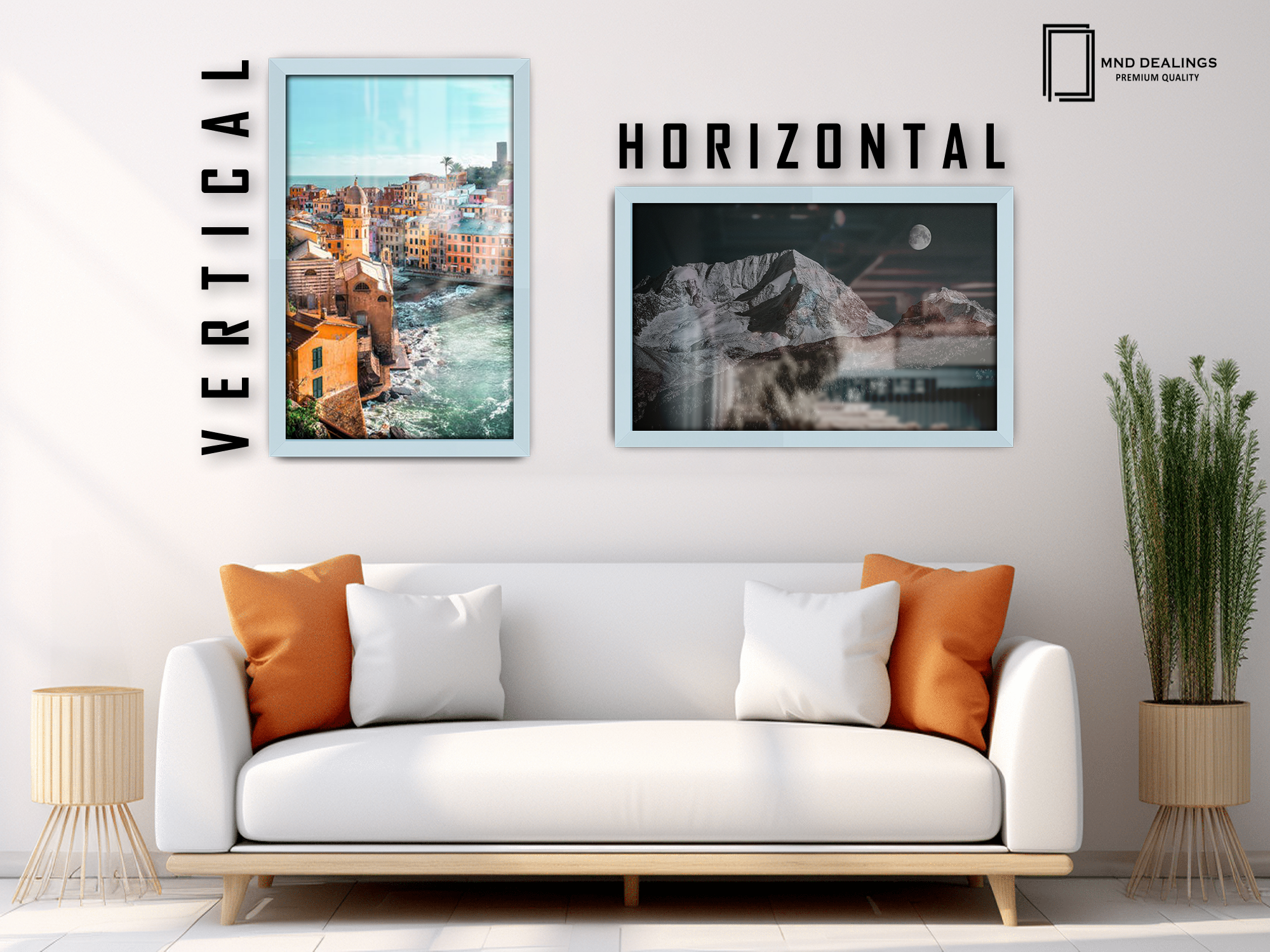 14 x 11 Inch / ( 35.56 x 27.94 CM )  |  Art Frames - MDF
 -  [ Light Grey ]