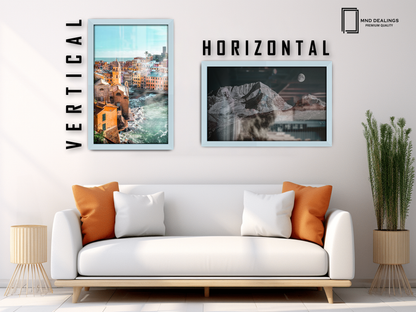 14 x 11 Inch / ( 35.56 x 27.94 CM )  |  Art Frames - MDF
 -  [ Light Grey ]