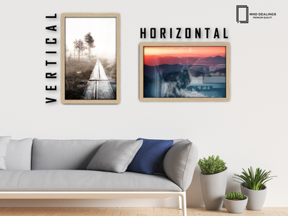 14 x 11 Inch / ( 35.56 x 27.94 CM )  |  Display Frame - MDF
 -  [ Oak ]