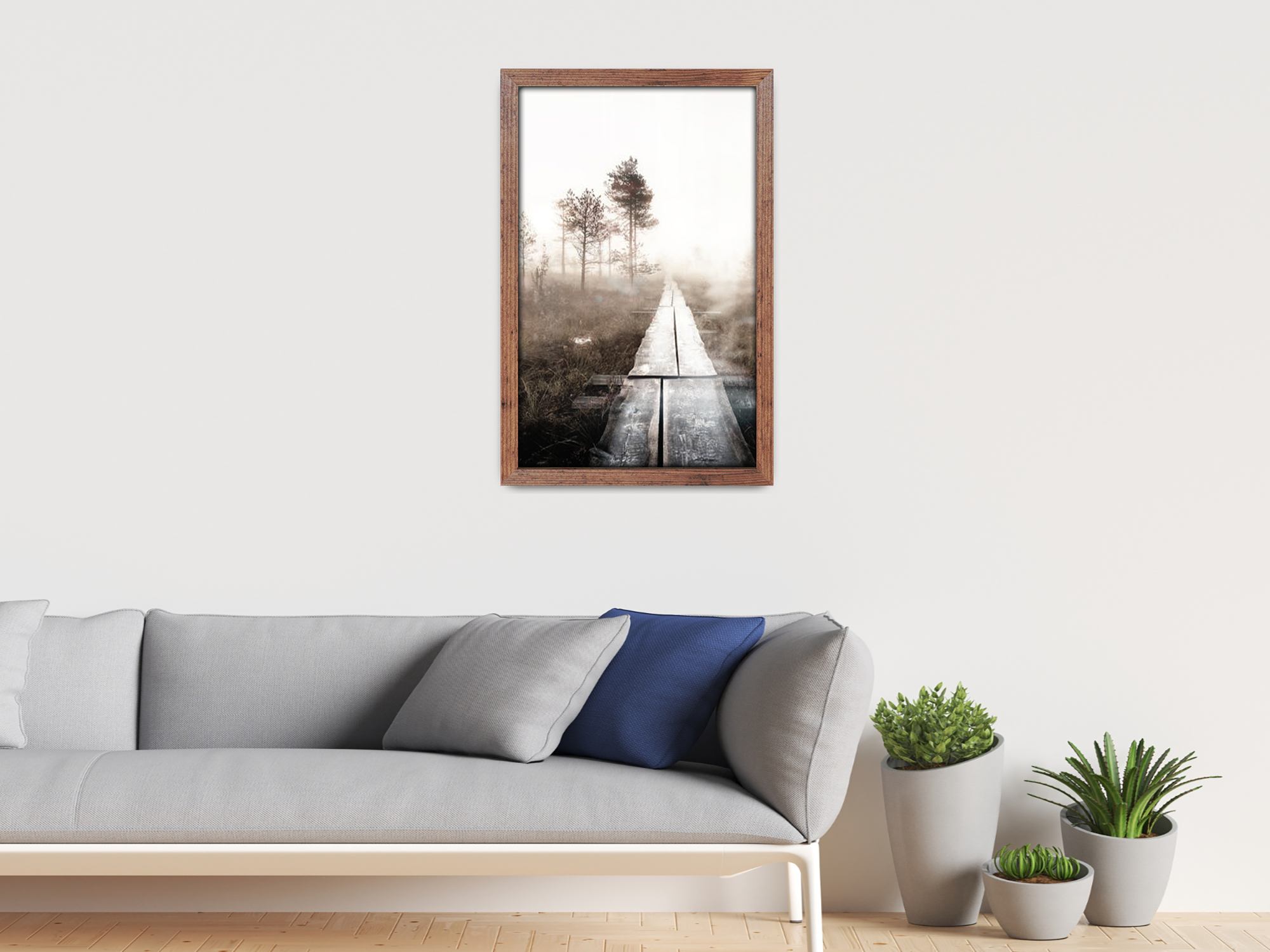 14 x 11 Inch / ( 35.56 x 27.94 CM )  |  Frames - MDF
 -  [ Rustic ]
