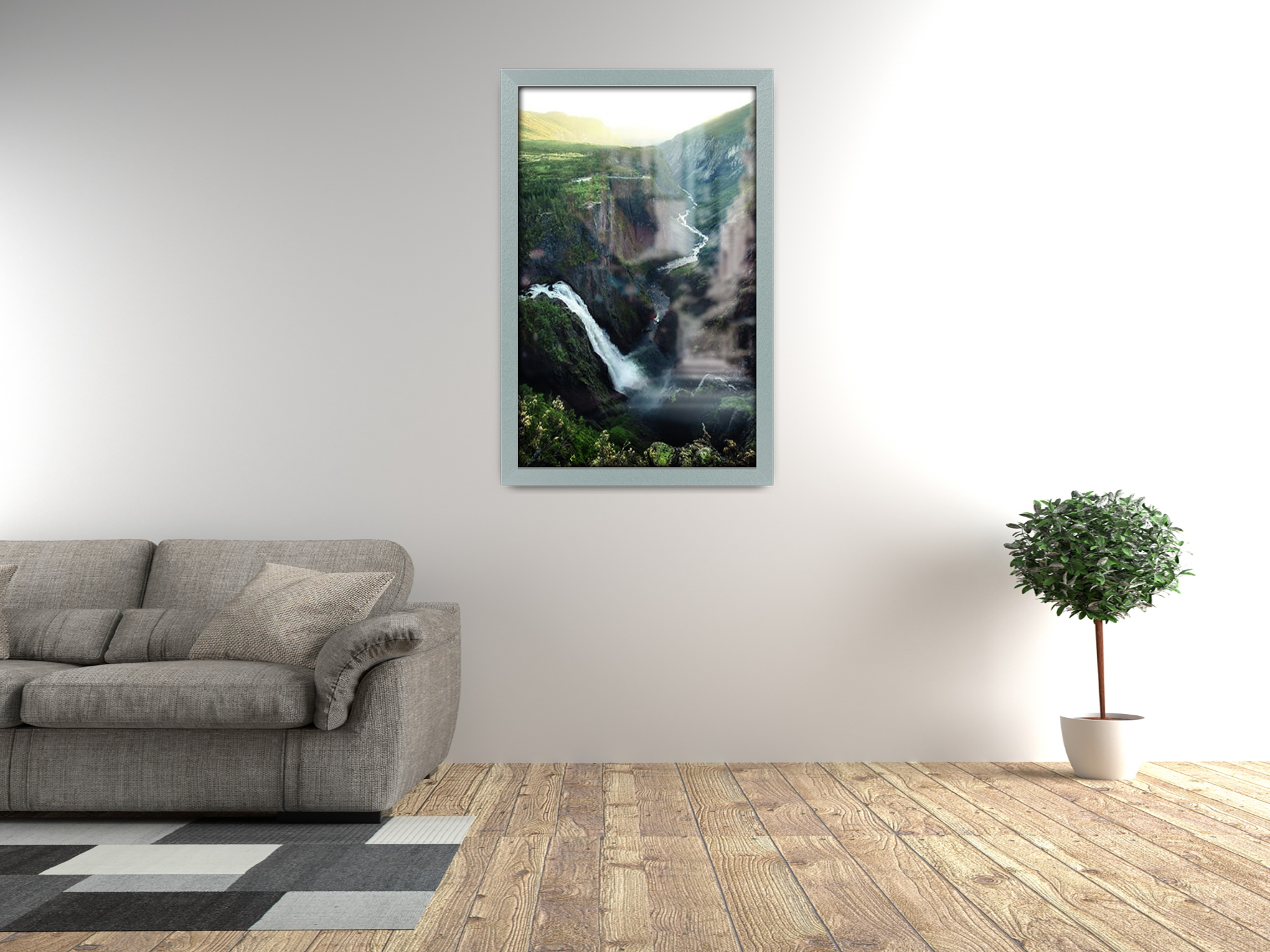 14 x 11 Inch / ( 35.56 x 27.94 CM )  |  Poster Frames - MDF
 -  [ Silver ]