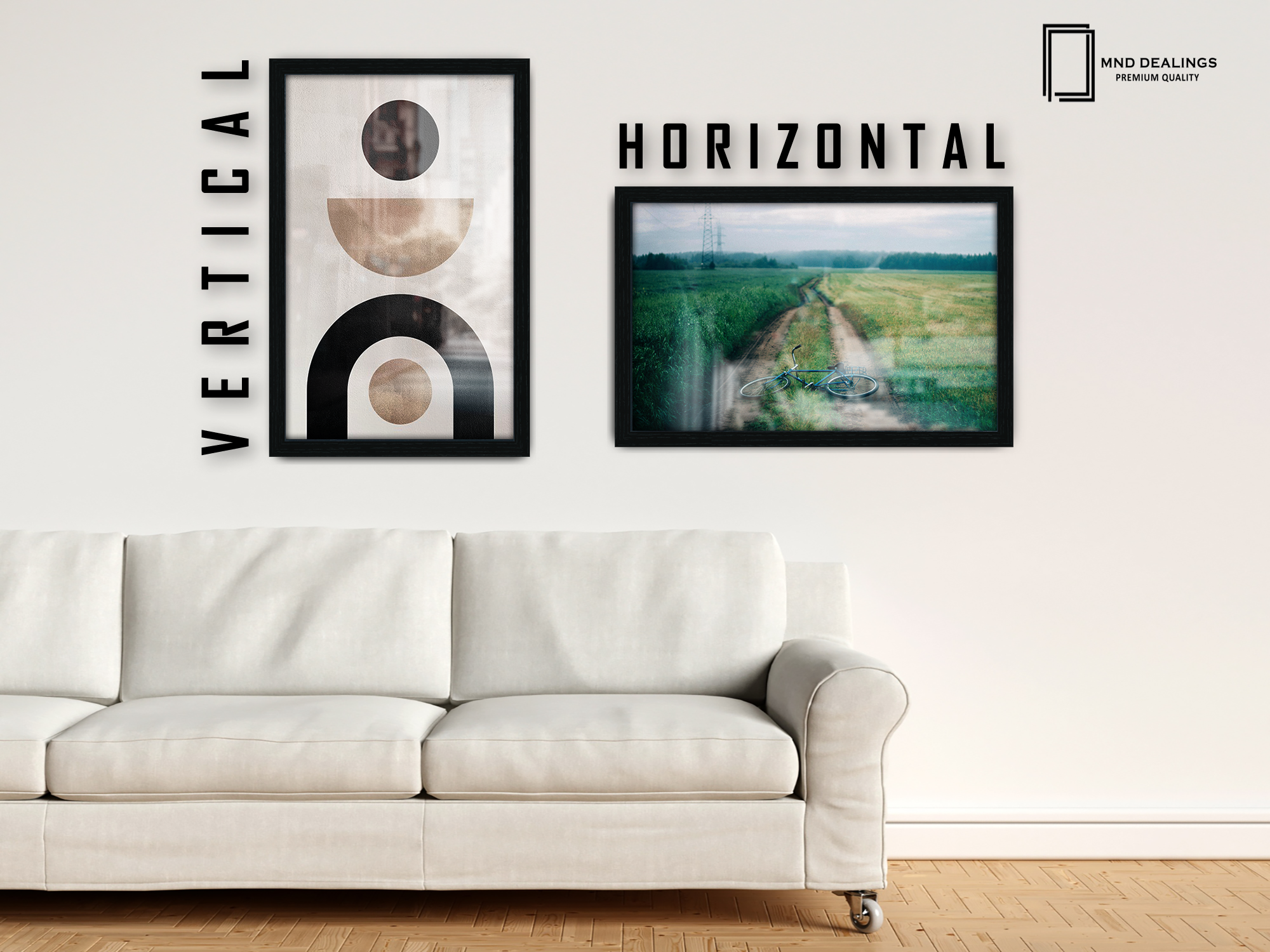 16 x 12 Inch / ( 40.64 x 30.48 CM )  |  Display Frame - MDF
 -  [ Black ]