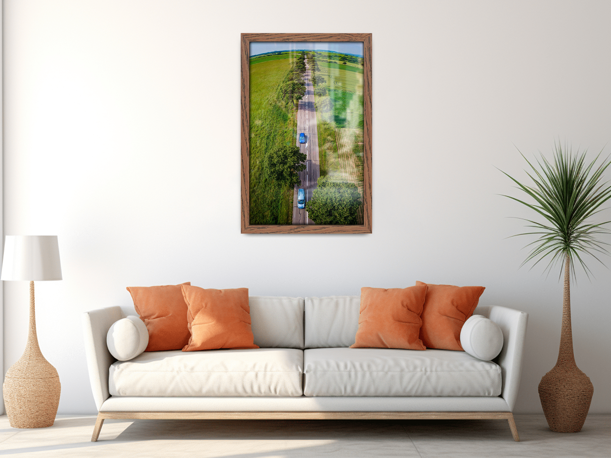 16 x 12 Inch / ( 40.64 x 30.48 CM )  |  Art Frames - MDF
 -  [ Dark Oak ]