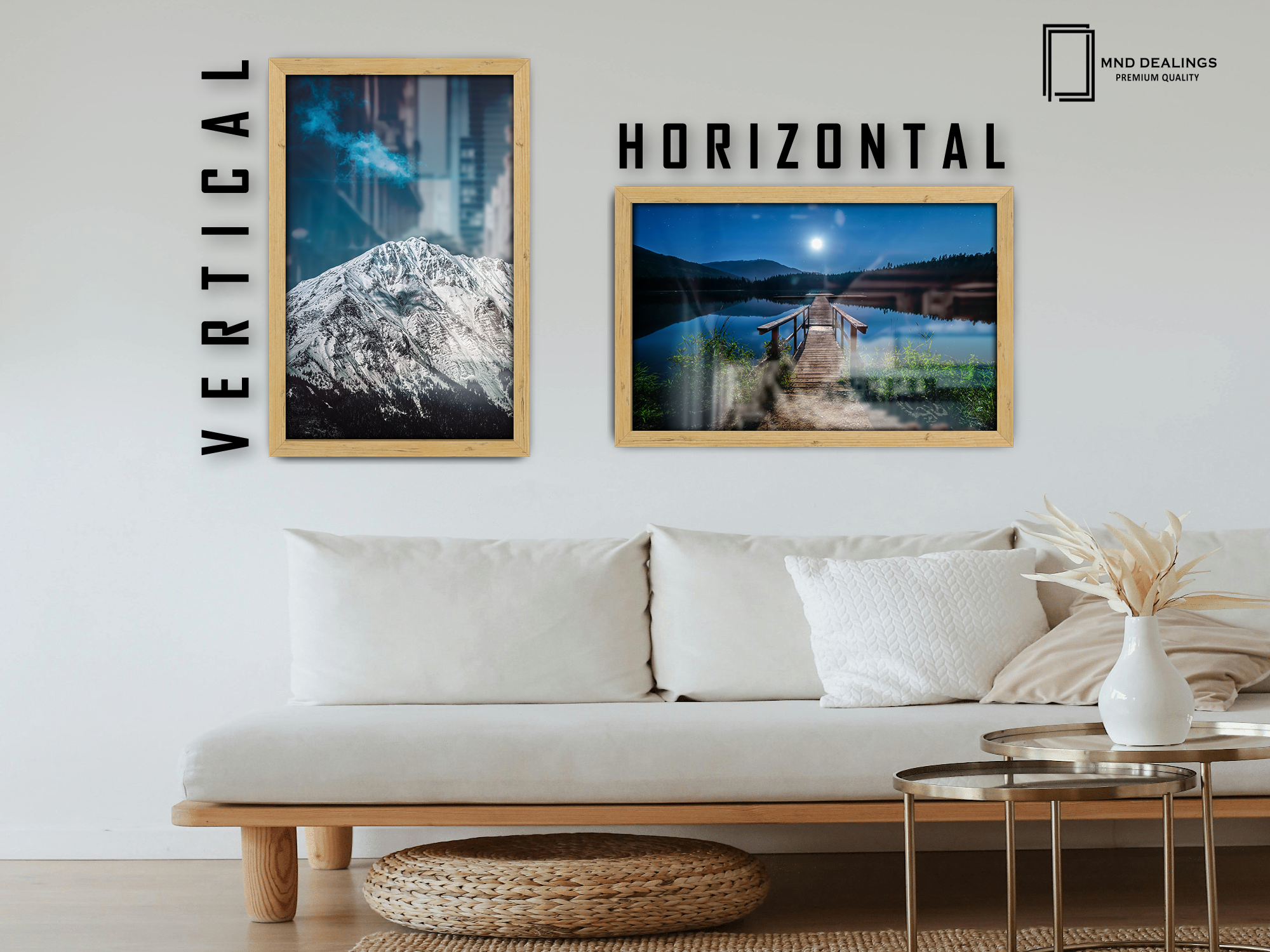 16 x 12 Inch / ( 40.64 x 30.48 CM )  |  Art Frames - MDF
 -  [ Pine ]