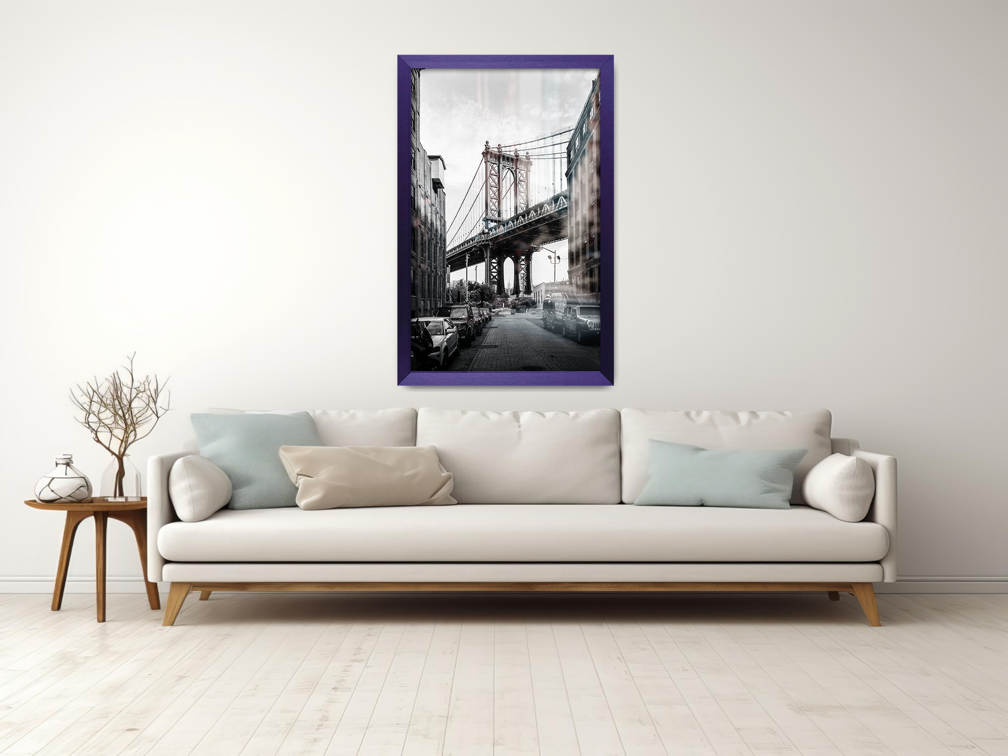 16 x 12 Inch / ( 40.64 x 30.48 CM )  |  Picture Frames - MDF
 -  [ Purple ]