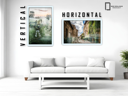 16 x 12 Inch / ( 40.64 x 30.48 CM )  |  Photo Frames - MDF
 -  [ White ]