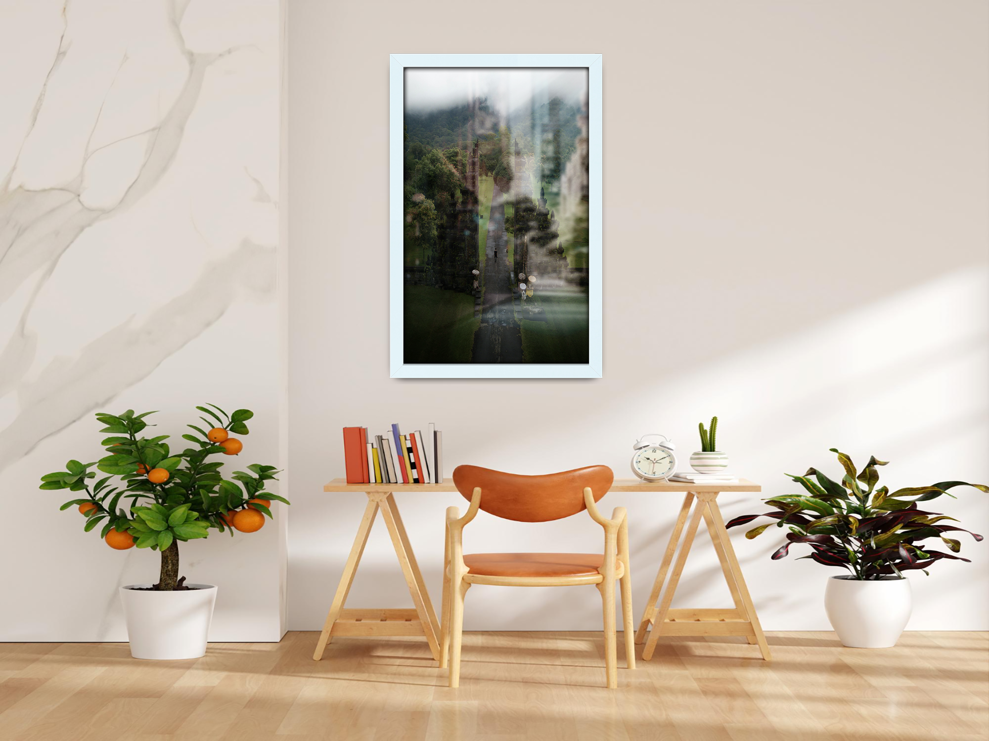 16 x 12 Inch / ( 40.64 x 30.48 CM )  |  Photo Frames - MDF
 -  [ White ]