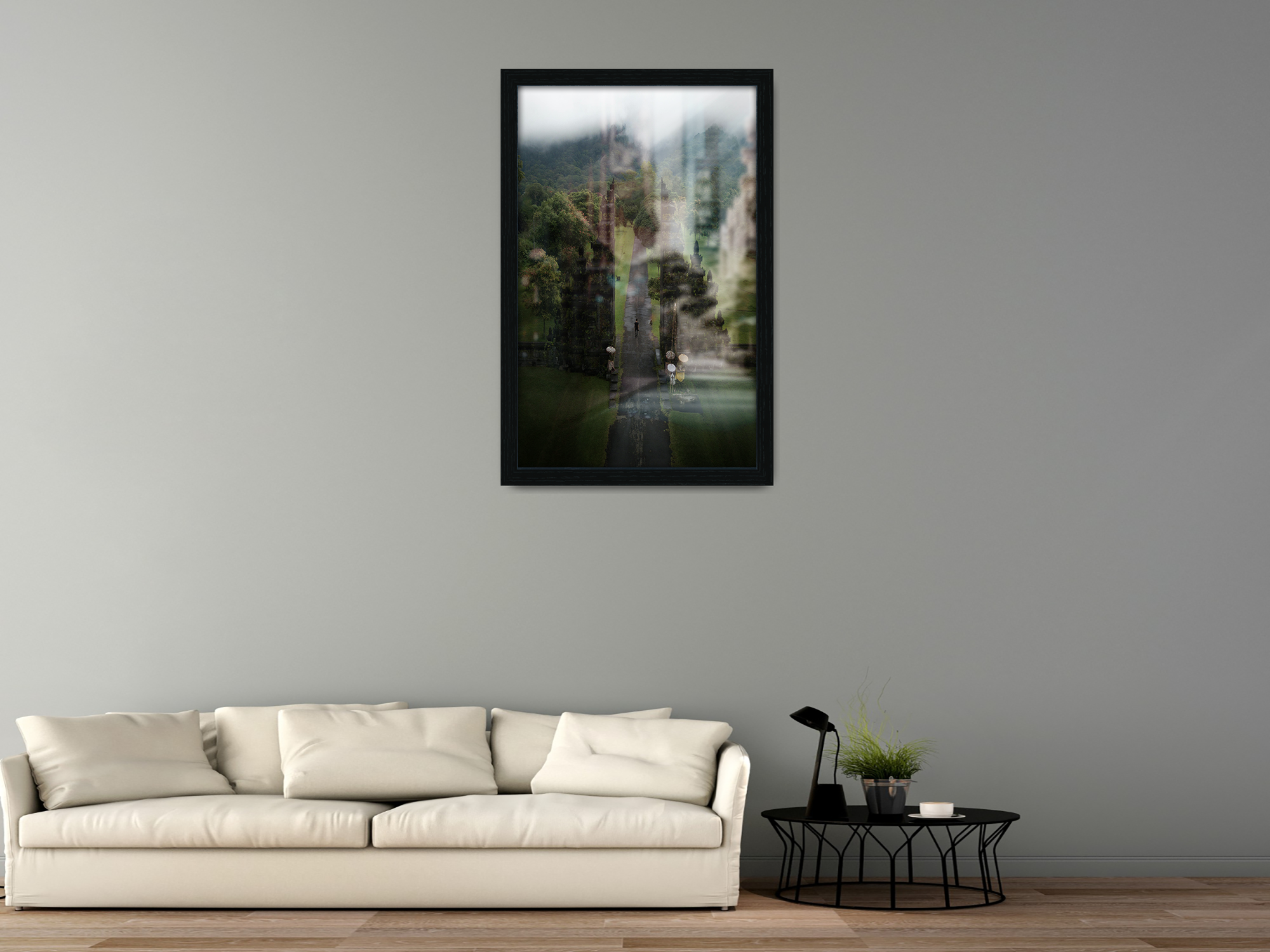 18 x 12 Inch / ( 45.72 x 30.48 CM )  |  Frames - MDF
 -  [ Black ]