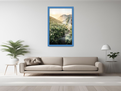 18 x 12 Inch / ( 45.72 x 30.48 CM )  |  Display Frame - MDF
 -  [ Blue ]