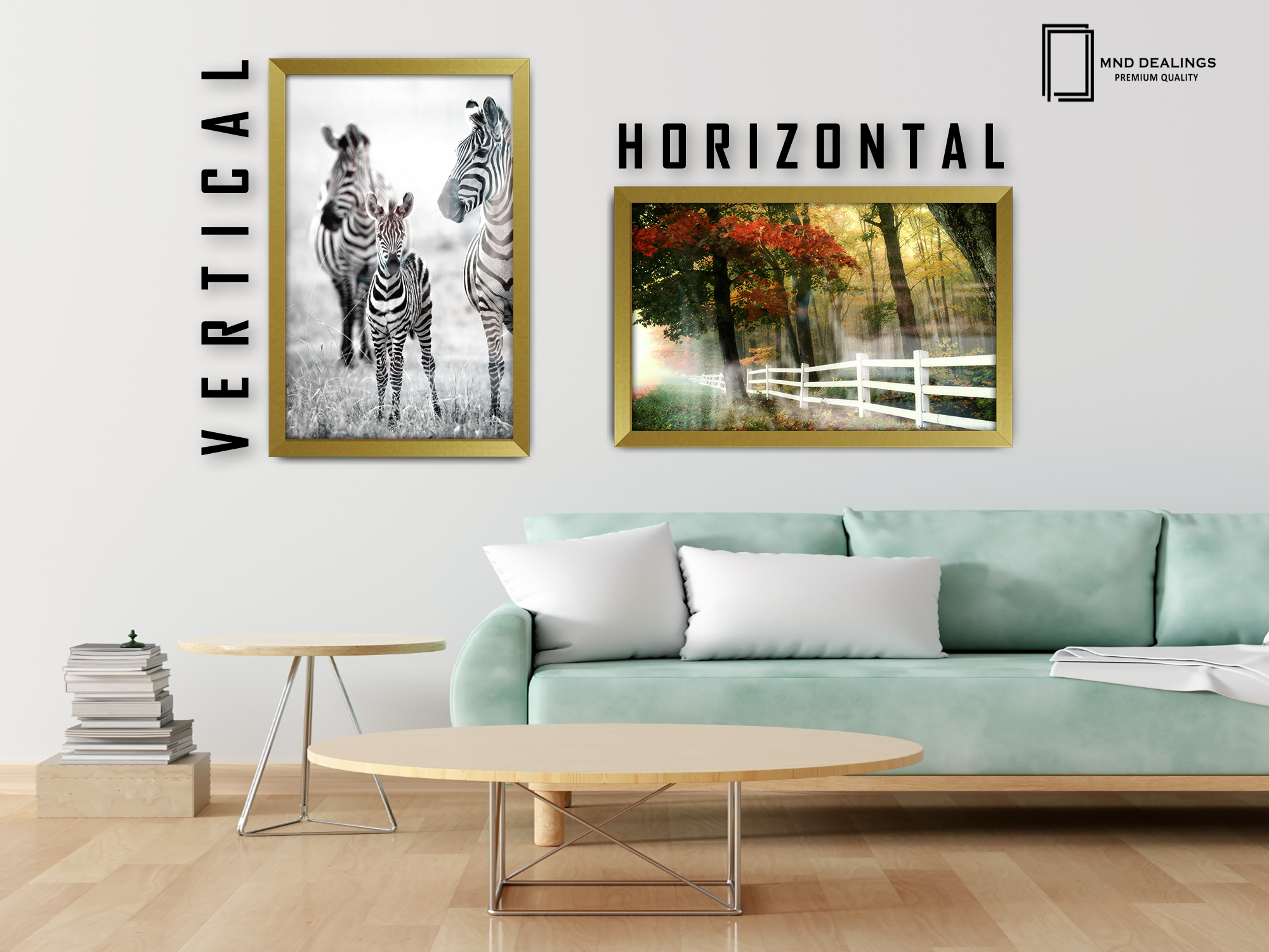 18 x 12 Inch / ( 45.72 x 30.48 CM )  |  Poster Frames - MDF
 -  [ Gold ]