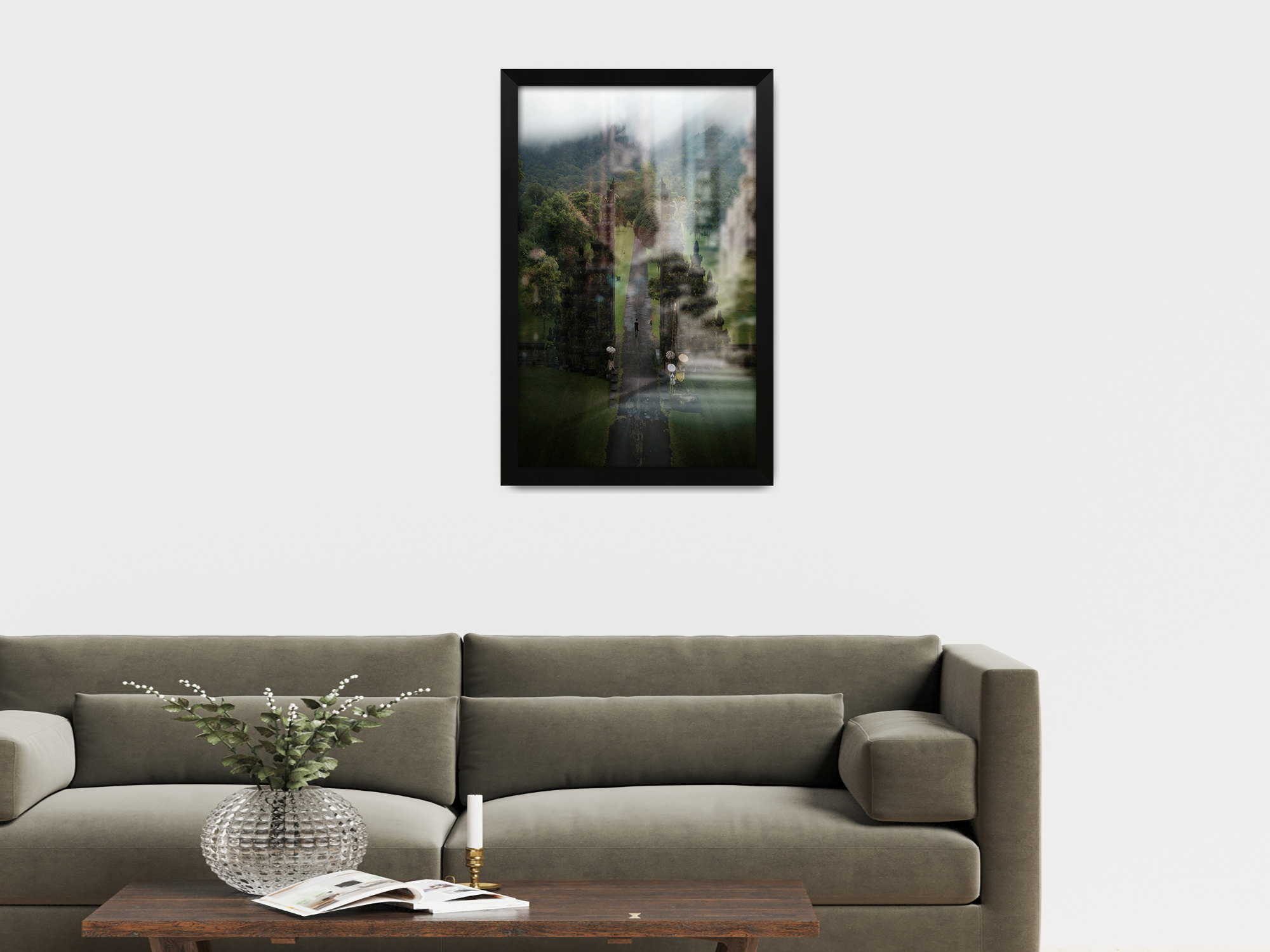18 x 12 Inch / ( 45.72 x 30.48 CM )  |  Display Frame - MDF
 -  [ Matt Black ]