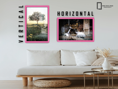 18 x 12 Inch / ( 45.72 x 30.48 CM )  |  Poster Frames - MDF
 -  [ Pink ]
