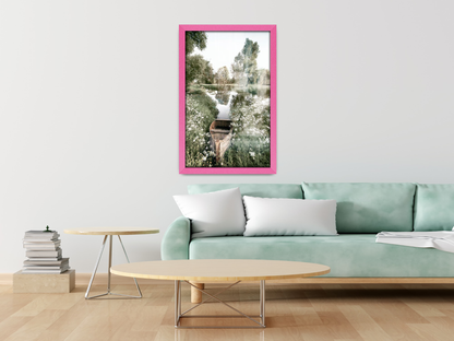 18 x 12 Inch / ( 45.72 x 30.48 CM )  |  Poster Frames - MDF
 -  [ Pink ]