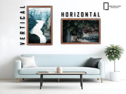 18 x 12 Inch / ( 45.72 x 30.48 CM )  |  Frames - MDF
 -  [ Rustic ]