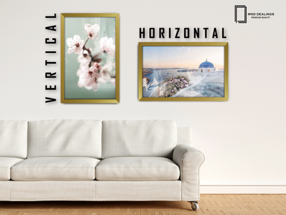 18 x 13 Inch / ( 45.72 x 33.02 CM )  |  Frames - MDF
 -  [ Gold ]