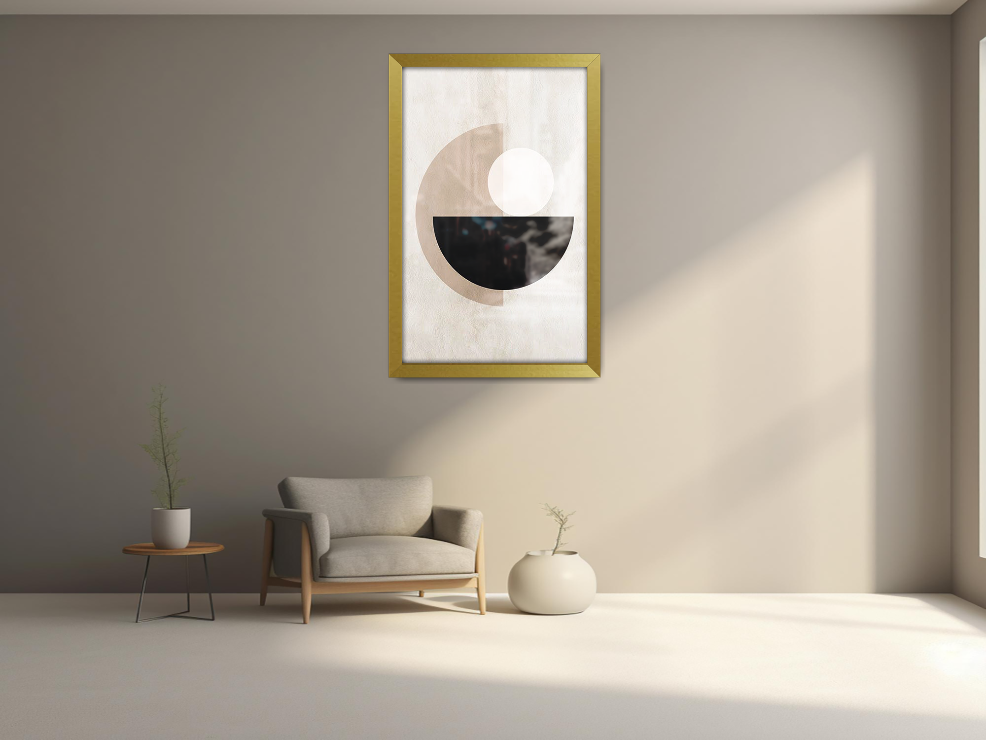 18 x 13 Inch / ( 45.72 x 33.02 CM )  |  Frames - MDF
 -  [ Gold ]