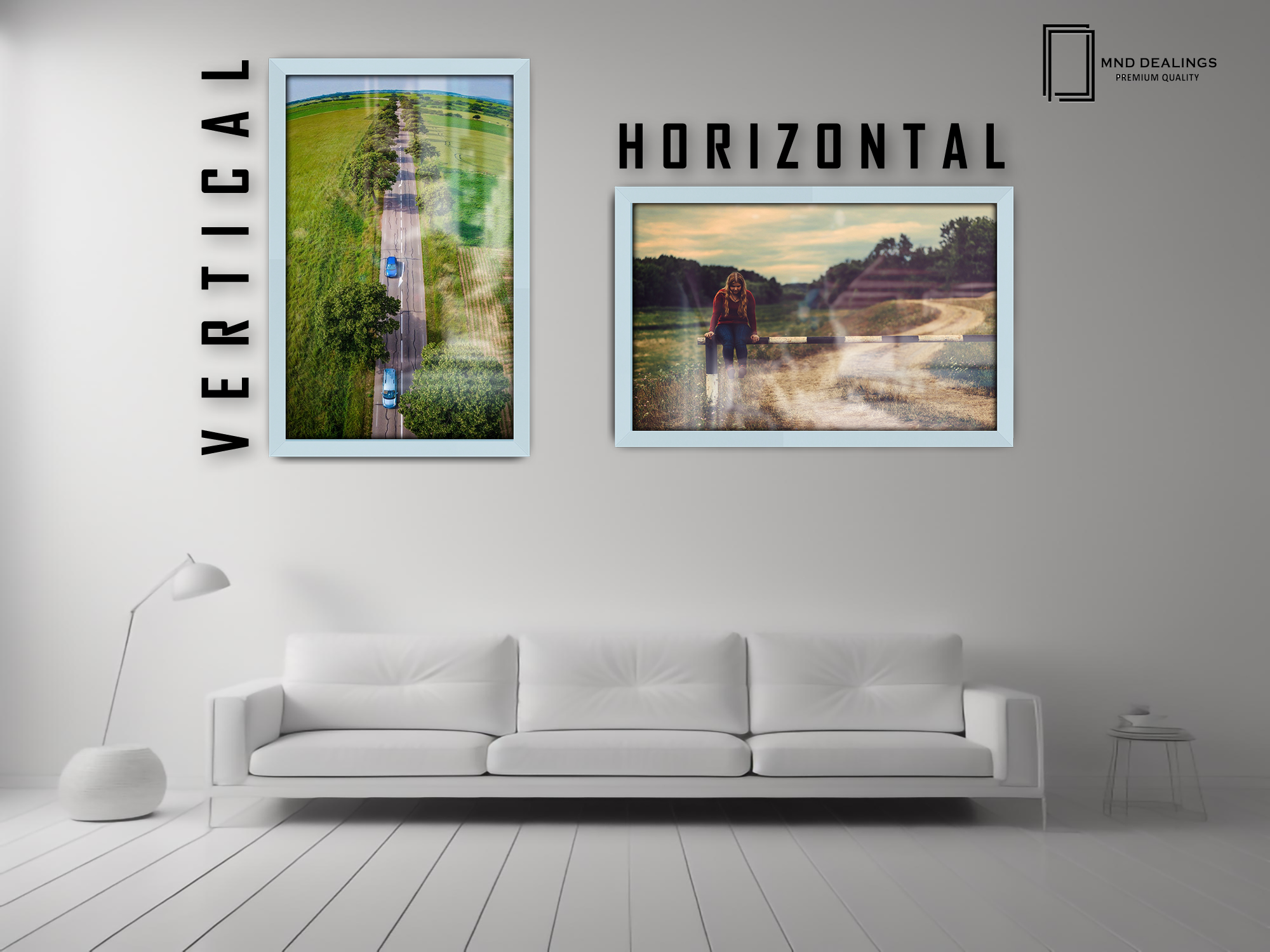 18 x 13 Inch / ( 45.72 x 33.02 CM )  |  Photo Frames - MDF
 -  [ Light Grey ]