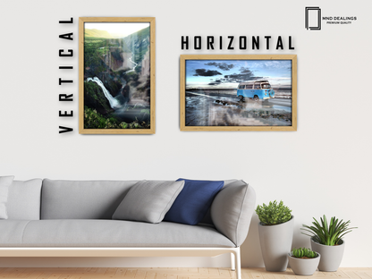 18 x 13 Inch / ( 45.72 x 33.02 CM )  |  Frames - MDF
 -  [ Pine ]
