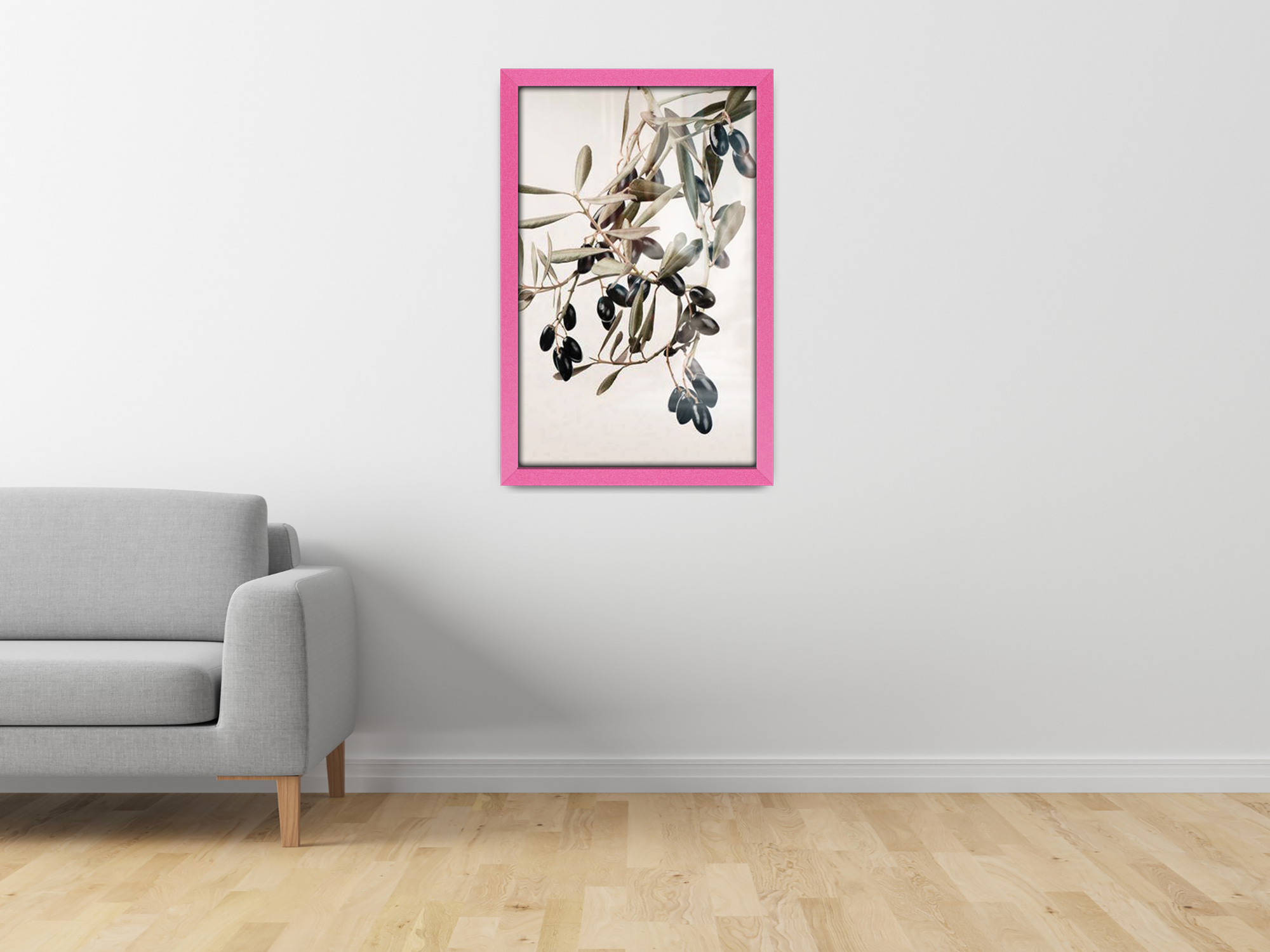 18 x 13 Inch / ( 45.72 x 33.02 CM )  |  Frames - MDF
 -  [ Pink ]