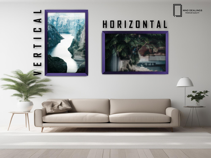 18 x 13 Inch / ( 45.72 x 33.02 CM )  |  Art Frames - MDF
 -  [ Purple ]