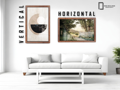 18 x 13 Inch / ( 45.72 x 33.02 CM )  |  Display Frame - MDF
 -  [ Rustic ]