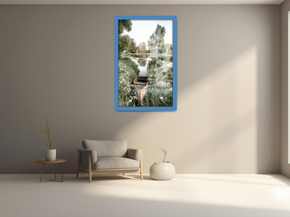 19 x 13 Inch / ( 48.26 x 33.02 CM )  |  Art Frames - MDF
 -  [ Blue ]
