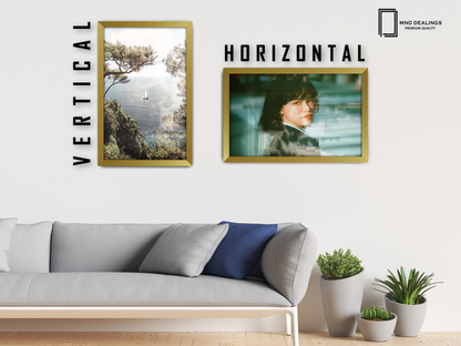 19 x 13 Inch / ( 48.26 x 33.02 CM )  |  Display Frame - MDF
 -  [ Gold ]
