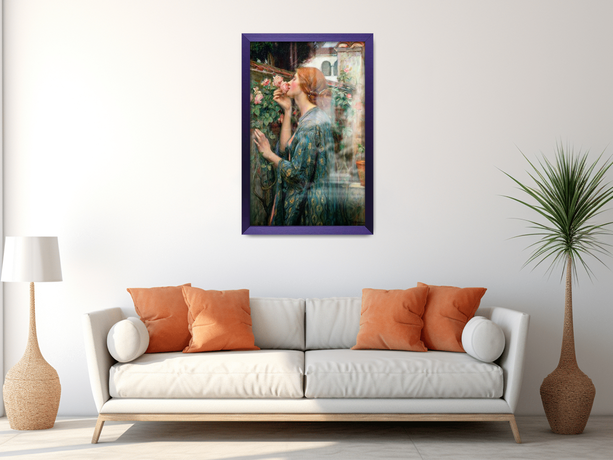 19 x 13 Inch / ( 48.26 x 33.02 CM )  |  Art Frames - MDF
 -  [ Purple ]