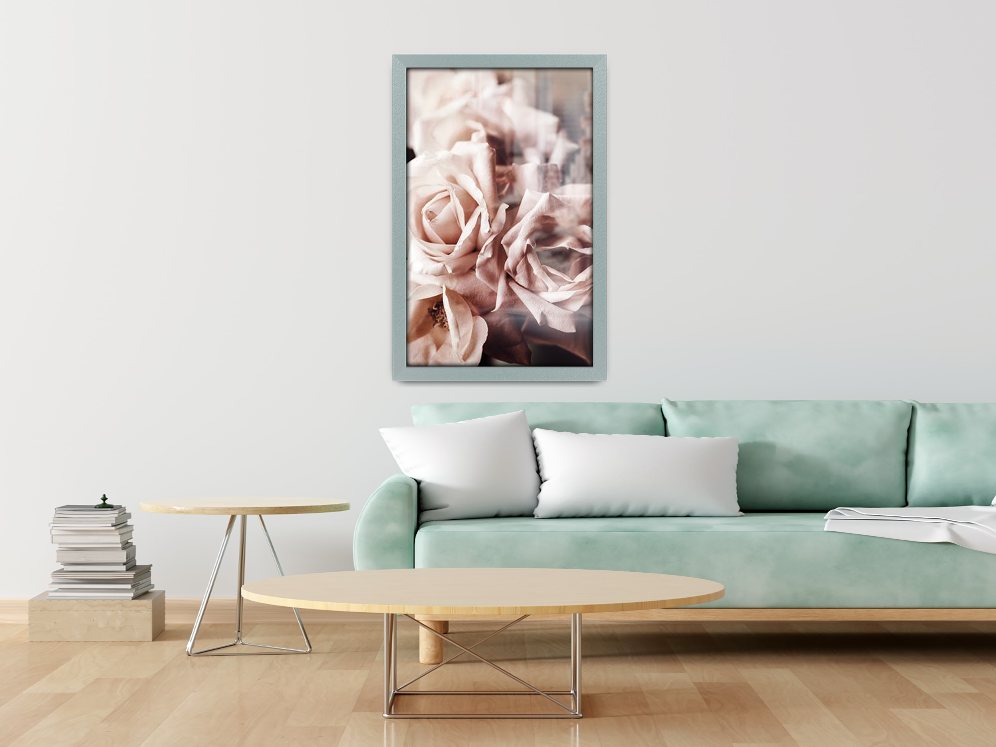 19 x 13 Inch / ( 48.26 x 33.02 CM )  |  Display Frame - MDF
 -  [ Silver ]