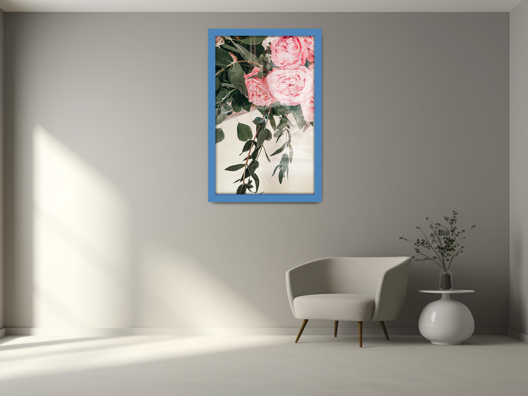 19 x 25 Inch / ( 48.26 x 63.5 CM )  |  Picture Frames - MDF
 -  [ Blue ]