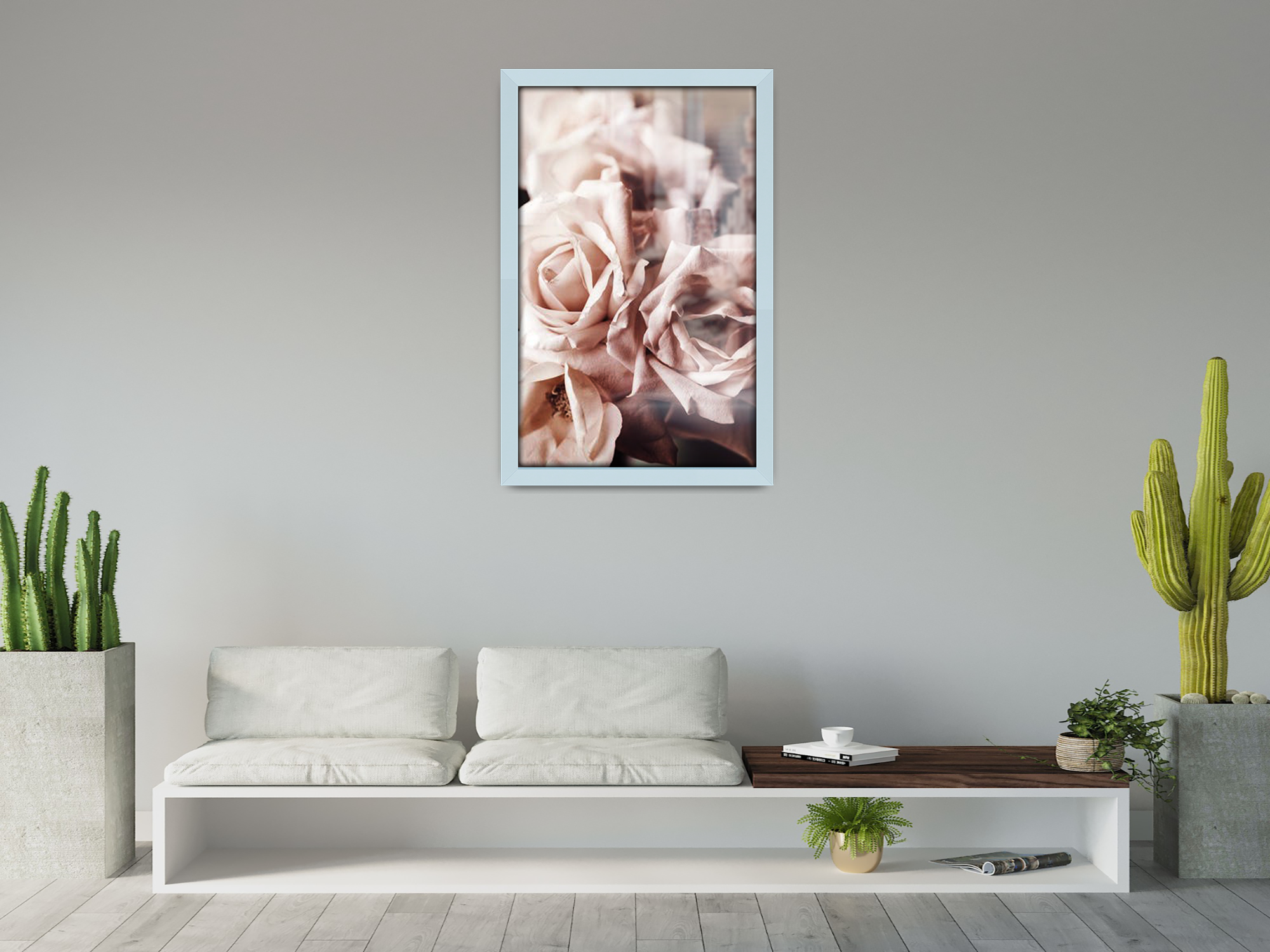 19 x 25 Inch / ( 48.26 x 63.5 CM )  |  Poster Frames - MDF
 -  [ Light Grey ]