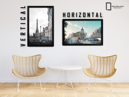 19 x 25 Inch / ( 48.26 x 63.5 CM )  |  Frames - MDF
 -  [ Matt Black ]