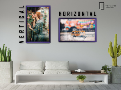19 x 25 Inch / ( 48.26 x 63.5 CM )  |  Frames - MDF
 -  [ Purple ]
