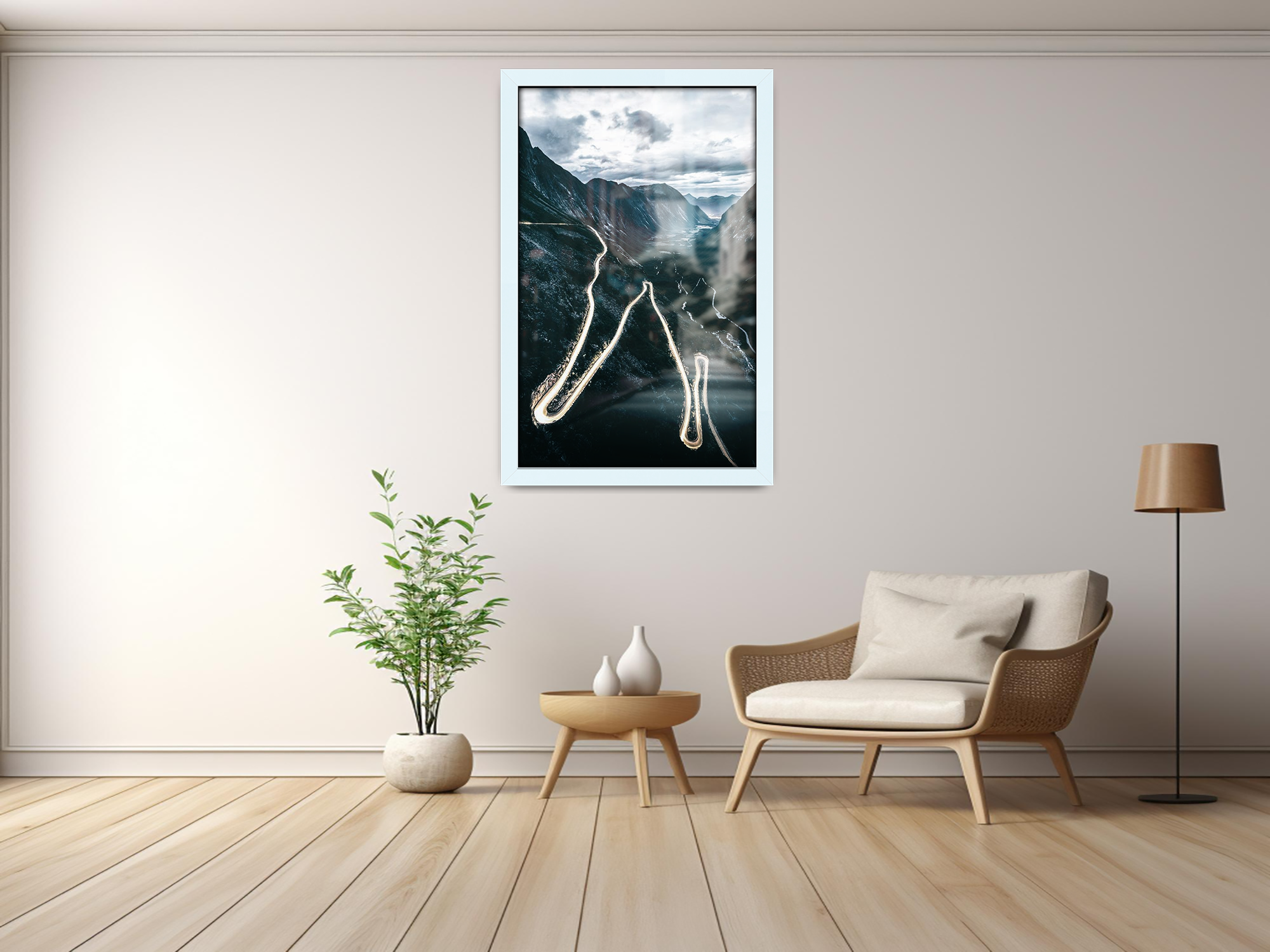 19 x 25 Inch / ( 48.26 x 63.5 CM )  |  Frames - MDF
 -  [ White ]
