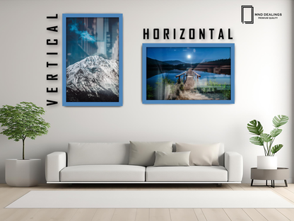 19 x 26 Inch / ( 48.26 x 66.04 CM )  |  Art Frames - MDF
 -  [ Blue ]