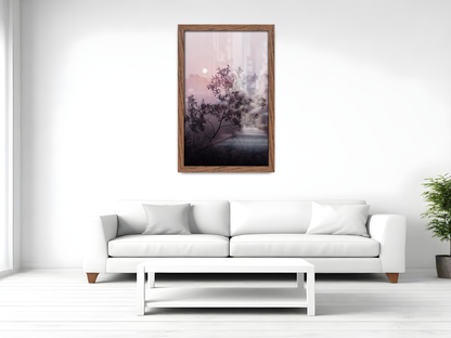 19 x 26 Inch / ( 48.26 x 66.04 CM )  |  Frames - MDF
 -  [ Dark Oak ]