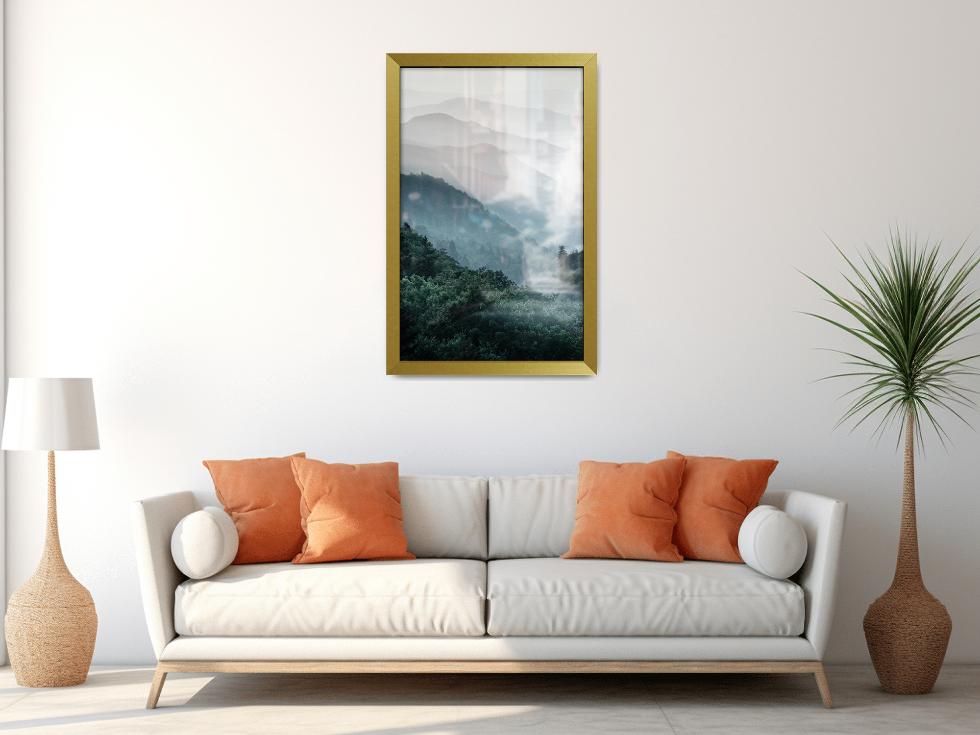 19 x 26 Inch / ( 48.26 x 66.04 CM )  |  Display Frame - MDF
 -  [ Gold ]