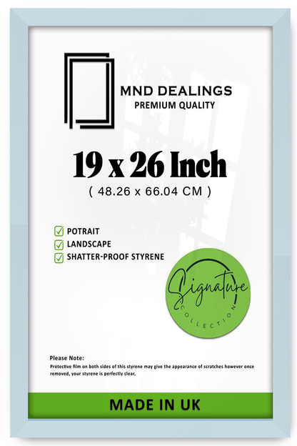 19 x 26 Inch / ( 48.26 x 66.04 CM )  |  Certificate Frames - MDF
 -  [ Light Grey ]
