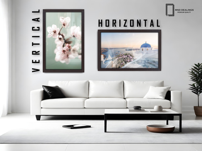 19 x 26 Inch / ( 48.26 x 66.04 CM )  |  Display Frame - MDF
 -  [ Mahogany ]