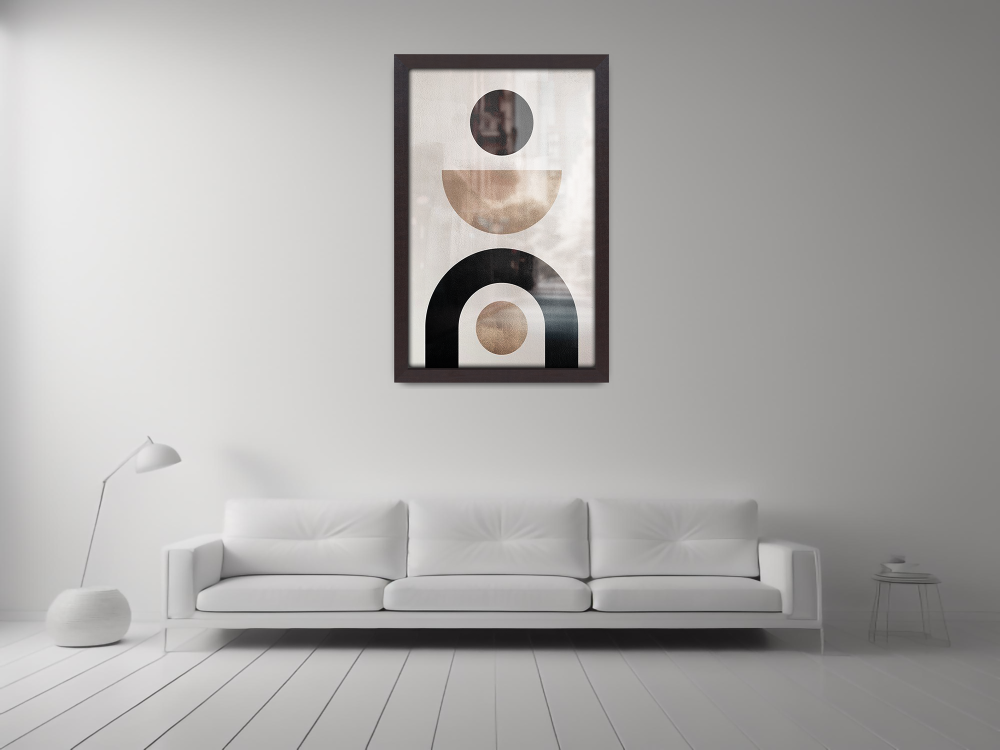 19 x 26 Inch / ( 48.26 x 66.04 CM )  |  Display Frame - MDF
 -  [ Mahogany ]