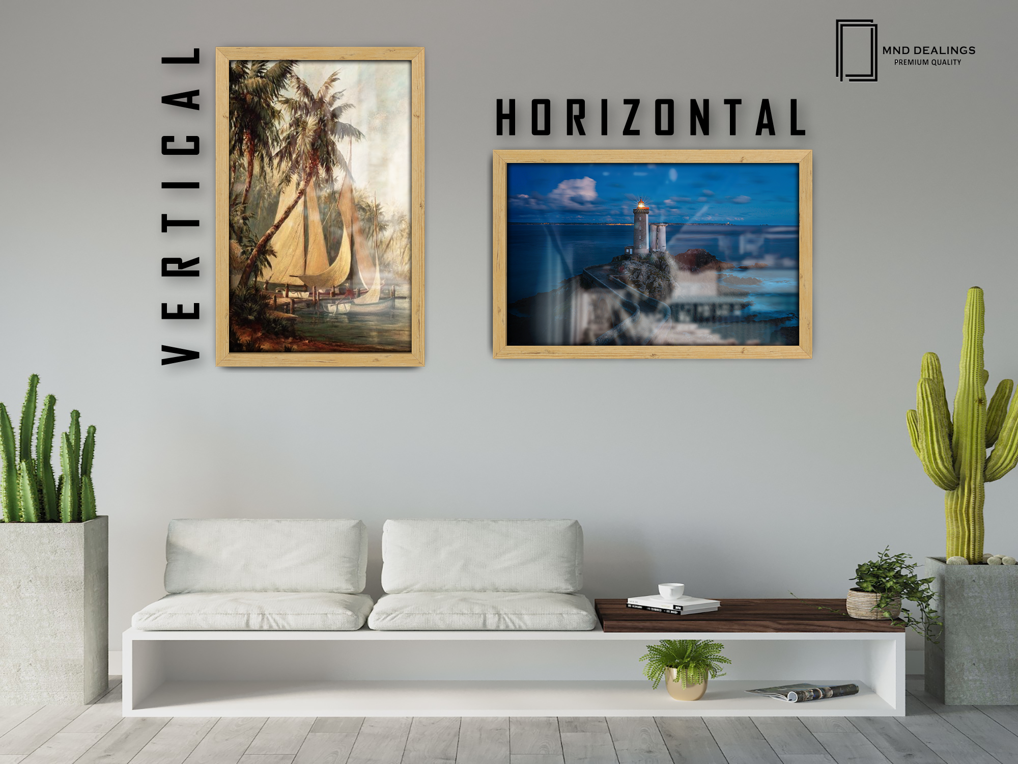 19 x 26 Inch / ( 48.26 x 66.04 CM )  |  Art Frames - MDF
 -  [ Pine ]