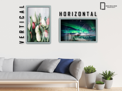 19 x 26 Inch / ( 48.26 x 66.04 CM )  |  Art Frames - MDF
 -  [ Silver ]